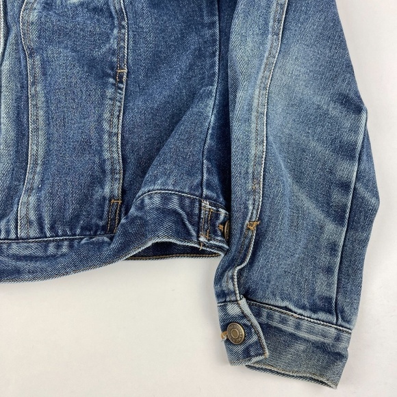 XtremeAir Blues Jean Jacket Womens Large Blue Buttons - Picture 5 of 10